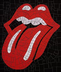 Tongue and Lips by David Arnott - Original Mosaic sized 20x24 inches. Available from Whitewall Galleries